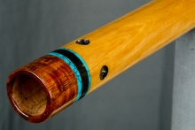 Hawaiian Sandalwood Native American Flute, Minor, Mid F#-4, #J37H (6)